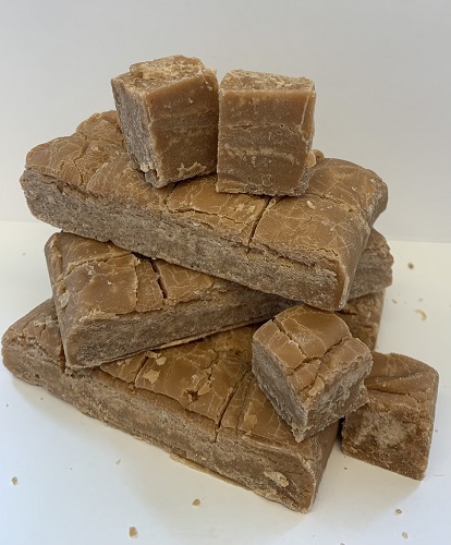 clotted cream fudge stack